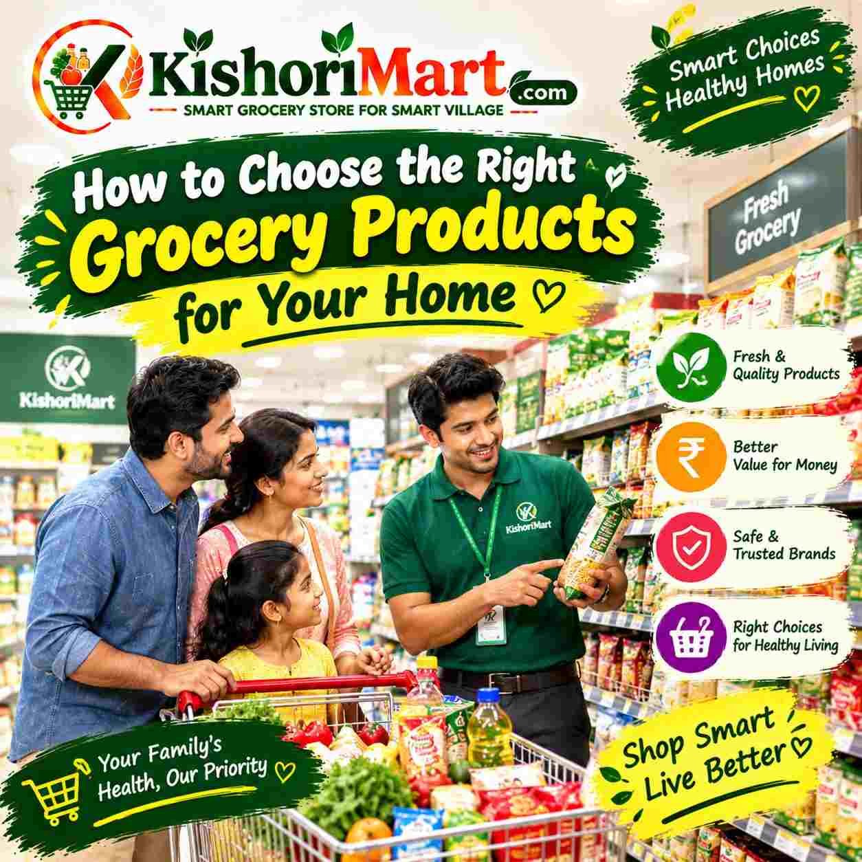 How to Choose the Right Grocery Products for Your Home