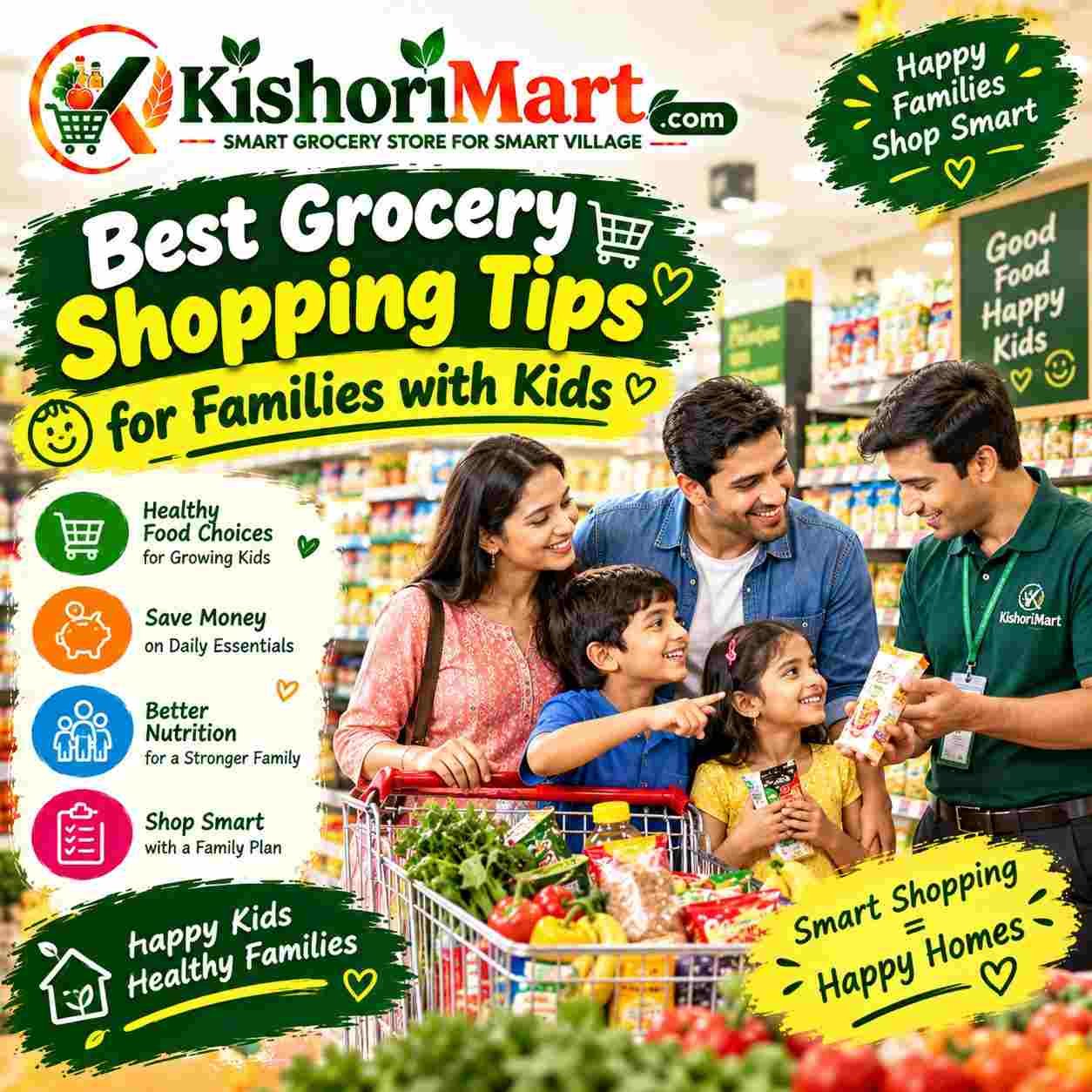 Best Grocery Shopping Tips for Families with Kids