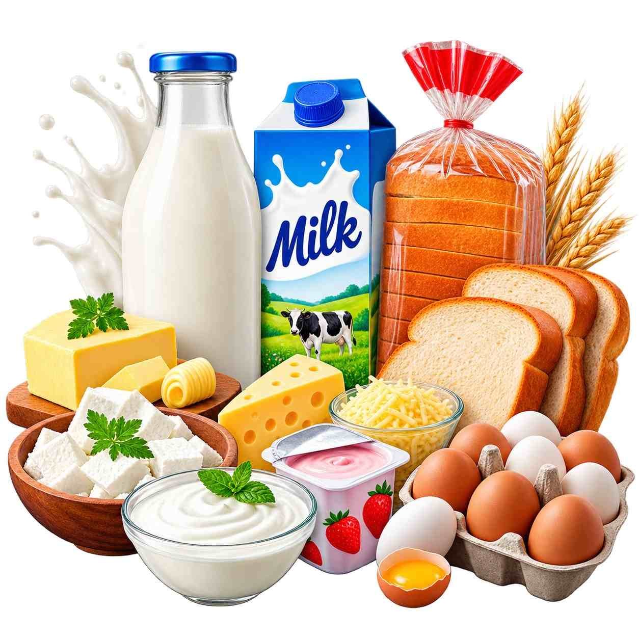 Dairy, Bread & Eggs