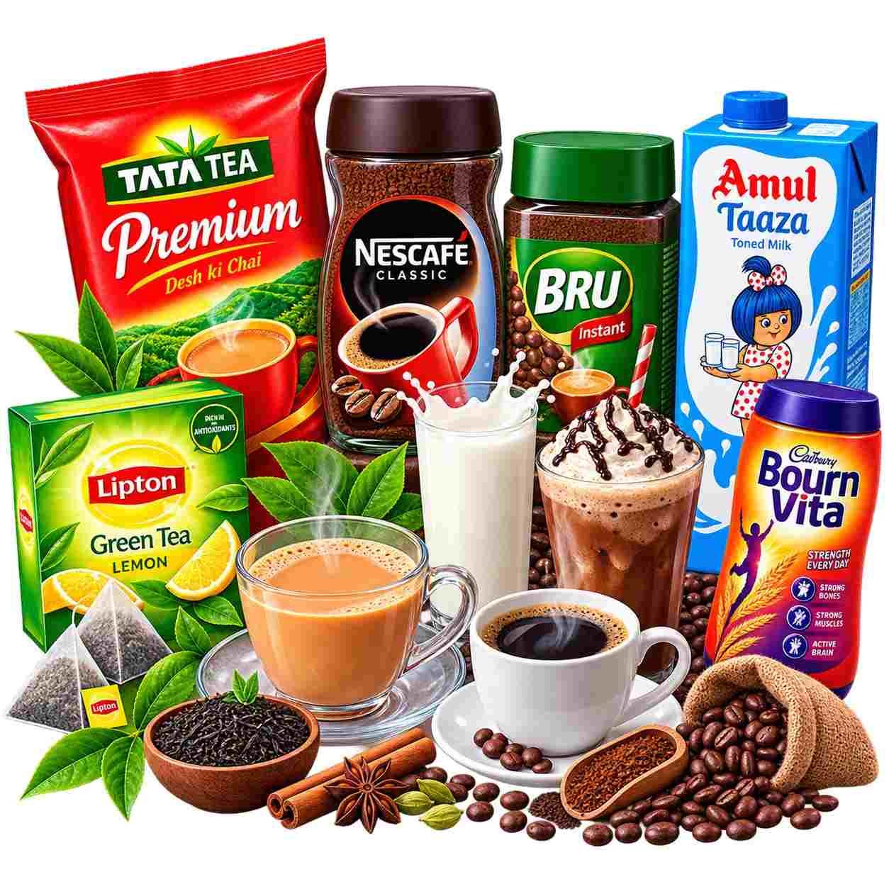 Tea, Coffee & Milk Drinks