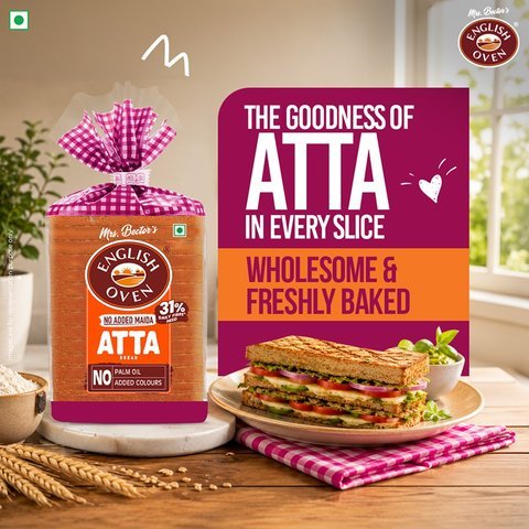 English Oven Zero Maida Atta/ Wheat Bread