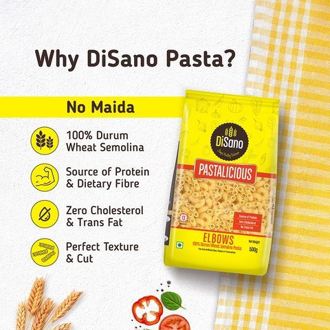 Disano Elbow Pasta (100 % Durum Wheat)