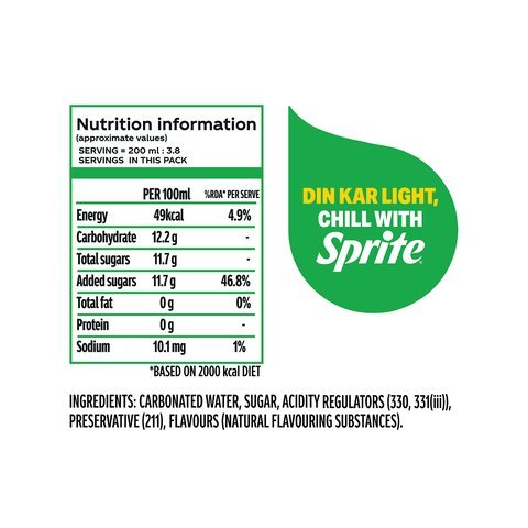 Sprite Lime Flavored Soft Drink