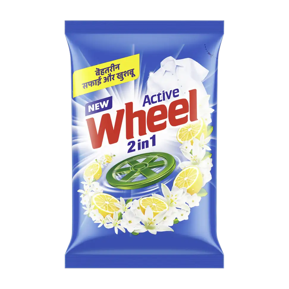 Wheel 2 in 1 Detergent Powder 1kg
