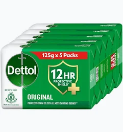 Dettol Bathing Soap Pack of 5