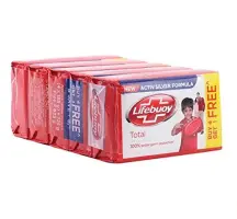 Lifebuoy Germ Guard Pro Soap, Pack of 5 (4+1 Free, 125g Each)