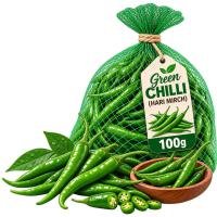 Organically Grown Chilli (Hari Mirch)