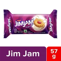 Britannia Treat Jim Jam Sandwich Crème Biscuits 57g