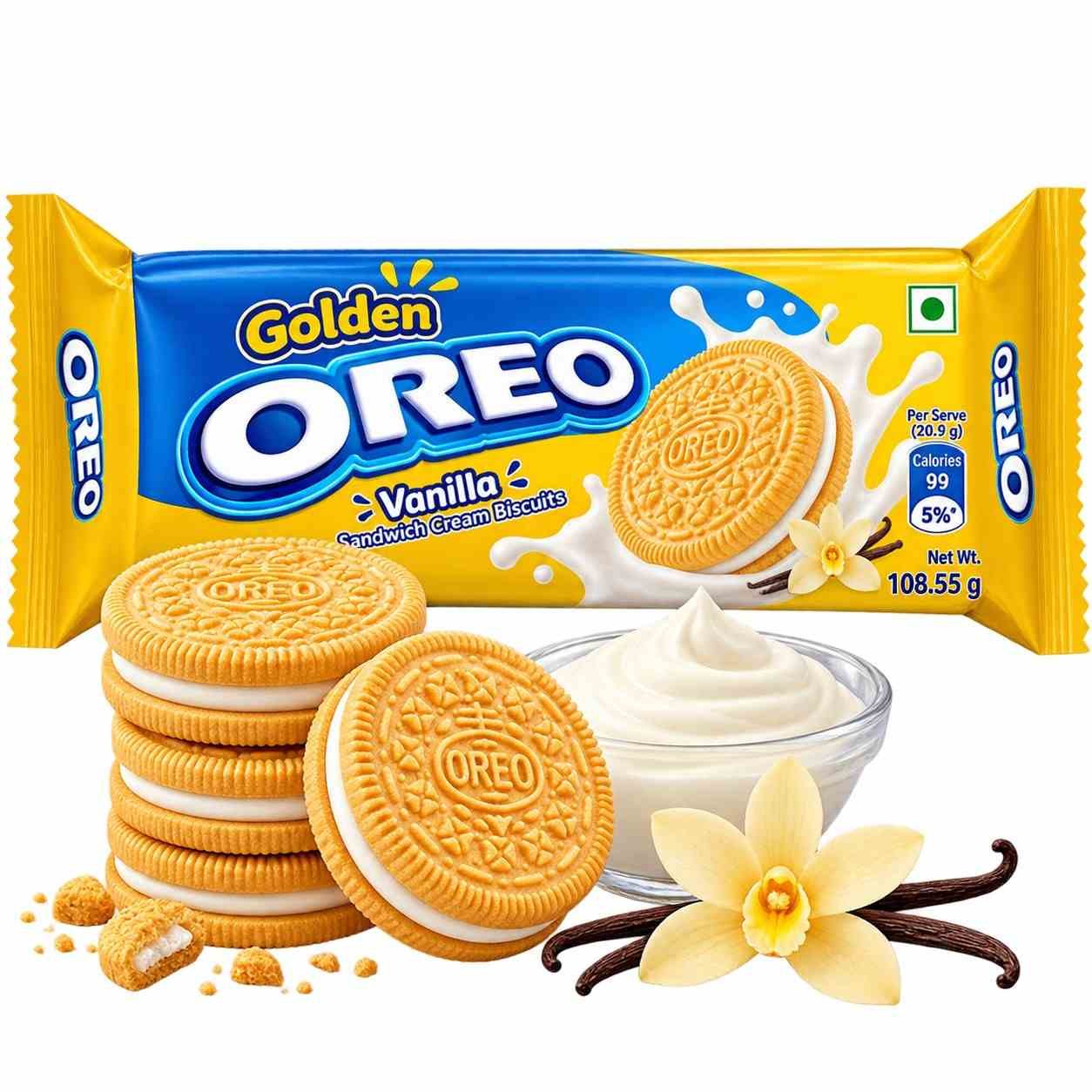 Oreo Chocolate Flavour Sandwich Cream Biscuits