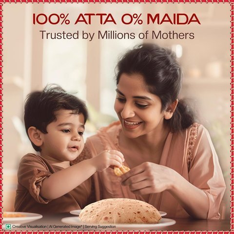 Aashirvaad Shudh Chakki Atta (100% Atta, 0% Maida, 5 Kg)